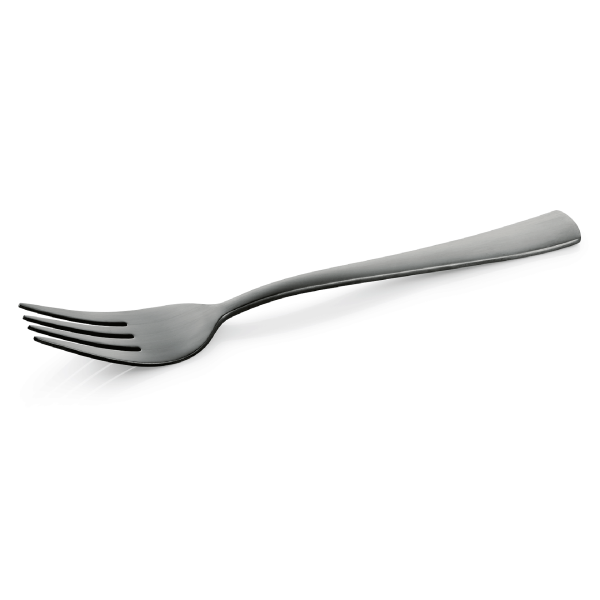 Menügabel Hamburg Fresh, Edelstahl, PVD-beschichtet, schwarz, L 200 mm