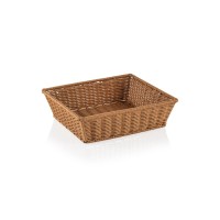 Korb GN 2/3, spülmaschinenfest, BPA-frei, 355 x 325 x 100 mm, braun Korb GN 2/3, spülmaschinenfest, BPA-frei, 355 x 325 x 100 mm, braun