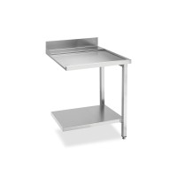 Ablauftisch mit Grundboden, Aufkantung hinten 100mm Ablauftisch mit Grundboden, Aufkantung hinten 100mm