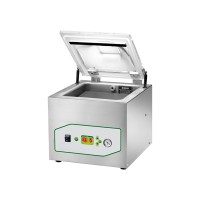 Kammer-Vakuumierer, 0,45 kW, Schweißbreite 300 mm, 8,0 m³/h, bis 98% Vakuum Kammer-Vakuumierer, 0,45 kW, Schweißbreite 300 mm, 8,0 m³/h, bis 98% Vakuum