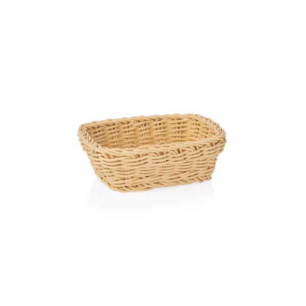 Tischkorb, stapelbar, spülmaschinenfest, BPA-frei, 190 x 130 x 60 mm, beige