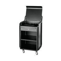 Zimmerservicewagen, Abdeckung, pulverbeschichtet, schwarz Zimmerservicewagen, Abdeckung, pulverbeschichtet, schwarz