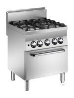 STOCK 4 Flammen Gas-Herd mit Elektro-Backofen STOCK 4 Flammen Gas-Herd mit Elektro-Backofen