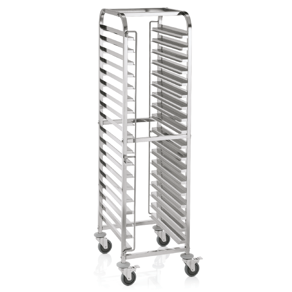 Regalwagen für GN Behälter und Backbleche, 62 x 47