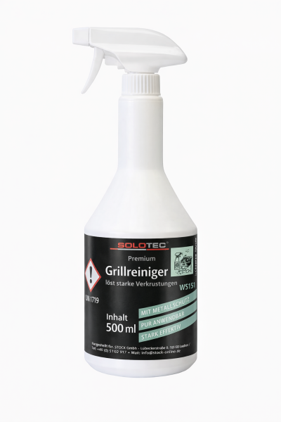 SOLOTEC Premium Grillreiniger WS151 500 ml Sprühflasche