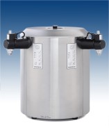 Sahnemaschine 2 x 6 Liter, Bedienfelder mittig zwischen den Zapfhähnen, Leistung je Zapfhahn ca. 90 Sahnemaschine 2 x 6 Liter, Bedienfelder mittig zwischen den Zapfhähnen, Leistung je Zapfhahn ca. 90