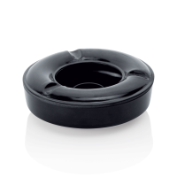Windaschenbecher, Ø 125 mm, schwarz, Melamin Windaschenbecher, Ø 125 mm, schwarz, Melamin