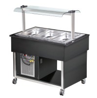 Vorschau: SOLOTEC Kaltbuffet 3/1 GN, +2 / +8°C, mit statischer Kühlung in schwarz Vorschau: SOLOTEC Kaltbuffet 3/1 GN, +2 / +8°C, mit statischer Kühlung in schwarz