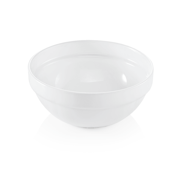 Schüssel, Opalglas, weiß, 1100 ml, stapelbar