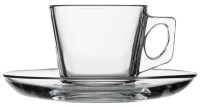 Espressotasse aus Glas, 0,08 Liter, VPE 12 Stk. Espressotasse aus Glas, 0,08 Liter, VPE 12 Stk.