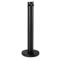 Standaschenbecher, pulverbeschichtet, Bodenplatte, schwarz Standaschenbecher, pulverbeschichtet, Bodenplatte, schwarz