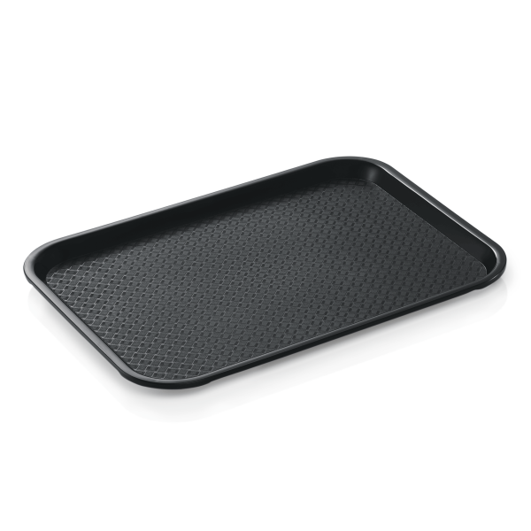 Tablett, 35,3 x 27,5 cm, schwarz, Polypropylen