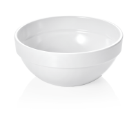 Vorschau: Schale, 1,00 ltr., Ø 17 cm, weiß, Melamin Vorschau: Schale, 1,00 ltr., Ø 17 cm, weiß, Melamin
