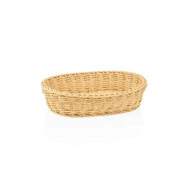 Tischkorb, stapelbar, spülmaschinenfest, BPA-frei, 320 x 230 x 70 mm, beige