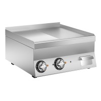 STOCK Elektro-Grillplatte, hartverchromte Fläche, 1/2 glatt 1/2 geriffelt, Geräteoberteil STOCK Elektro-Grillplatte, hartverchromte Fläche, 1/2 glatt 1/2 geriffelt, Geräteoberteil