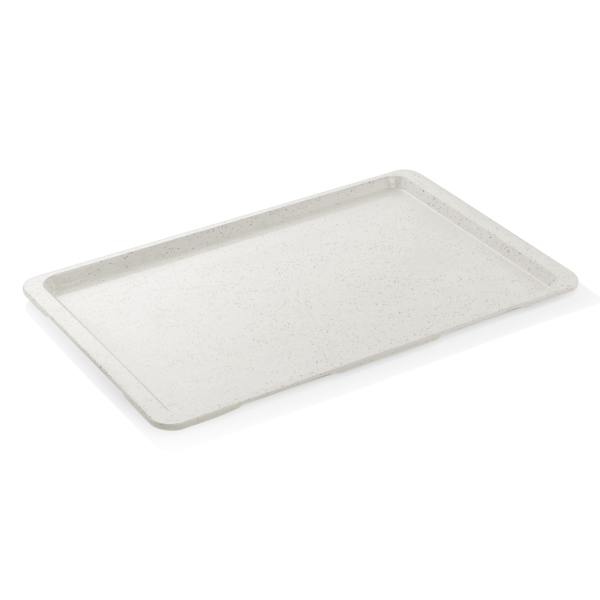 Euronormtablett, 53 x 37 cm, granitgrau, Polyester