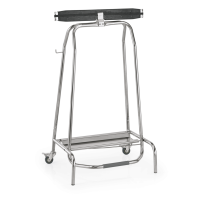 Vorschau: Müllbeutelhalter, Edelstahl, Fußpedal, Verschluss über Gummihalter Vorschau: Müllbeutelhalter, Edelstahl, Fußpedal, Verschluss über Gummihalter