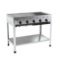 Gastro Gasgrill, Standgerät, 20 kW, 5 Zonen Gastro Gasgrill, Standgerät, 20 kW, 5 Zonen