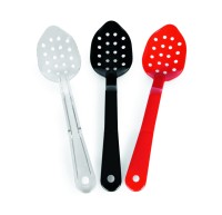 Servier-/Salatlöffel, Polycarbonat, 33 cm, gelocht, klar Servier-/Salatlöffel, Polycarbonat, 33 cm, gelocht, klar