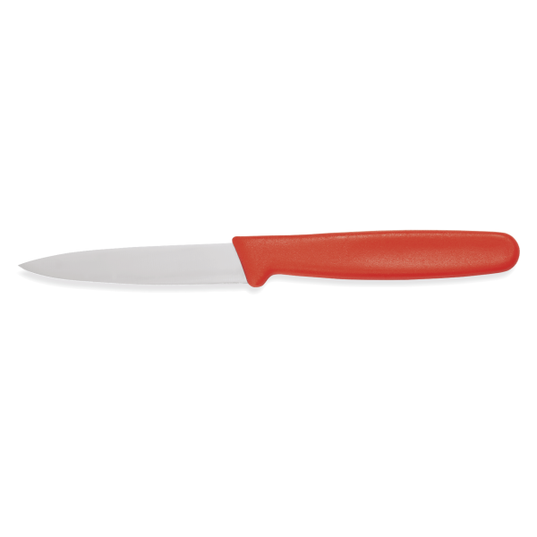 Schälmesser, rot, 80 mm