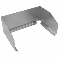Hinterer Spritzschutz für STOCK-Grillplatte 400 mm Hinterer Spritzschutz für STOCK-Grillplatte 400 mm