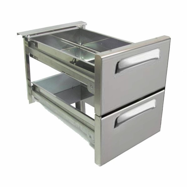 Schubladensatz mit 2 Schubladen für STOCK Premium 1100 Unterbau 450 mm