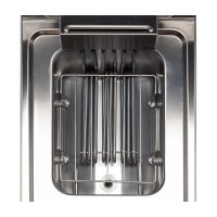 Vorschau: Fritteuse 2 Becken, 11 Liter je Becken, Elektro Geräteoberteil - SOLOTEC 700 Vorschau: Fritteuse 2 Becken, 11 Liter je Becken, Elektro Geräteoberteil - SOLOTEC 700