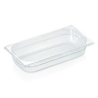GN-Behälter, Kunststoff Polycarbonat, GN 1/3, 65 mm, 2,5 Liter GN-Behälter, Kunststoff Polycarbonat, GN 1/3, 65 mm, 2,5 Liter