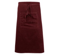 Vorschau: Bistroschürze, Doppeltasche, schwarz, weiß, rot, grün, Größe L Vorschau: Bistroschürze, Doppeltasche, schwarz, weiß, rot, grün, Größe L