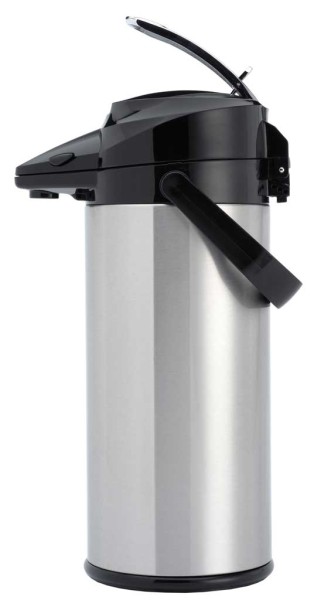 Pumpthermoskanne 2,1 Ltr. mit Hebel, Innenbehälter aus Glas