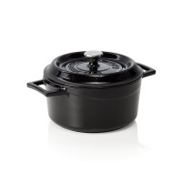 Kokotte EisenStil, rund, 2,80 Liter, Gußeisen, schwarz Kokotte EisenStil, rund, 2,80 Liter, Gußeisen, schwarz