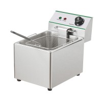 Fritteuse, elektrisch, Tischgerät, 2,85 kW, Nutzinhalt 12,6 Liter, Öl-Volumen 8,0 Liter Fritteuse, elektrisch, Tischgerät, 2,85 kW, Nutzinhalt 12,6 Liter, Öl-Volumen 8,0 Liter