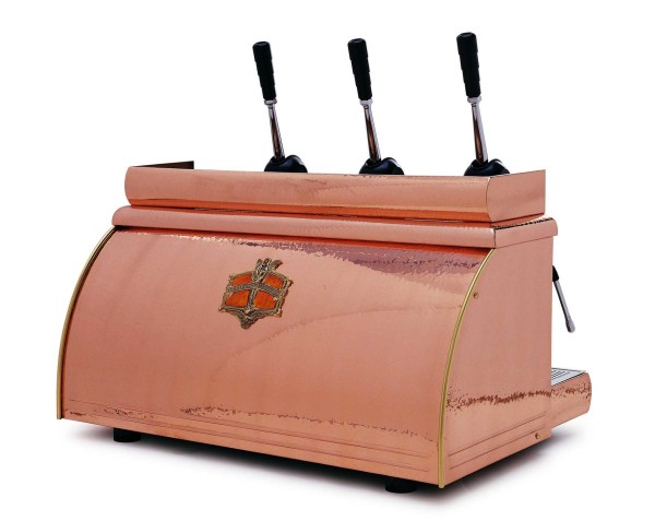 Siebträger-Handhebel-Espressomaschine Athena Leva, 3-gruppig, Druckaufbau über Handhebel, Ausführung