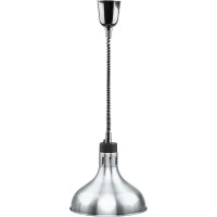 Wärmelampe zur Deckenbefestigung, silber, Ø 290 mm Wärmelampe zur Deckenbefestigung, silber, Ø 290 mm