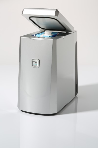 Milchkühler für 1 Liter Tetrapack, silber