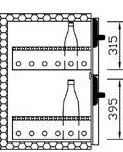 Mehrpreis Doppel-Differentialauszug 1/3 - 2/3 statt 1 Tür