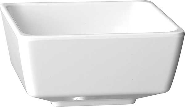 Schale eckig "Float", 0,05 Liter, Melamin, weiß