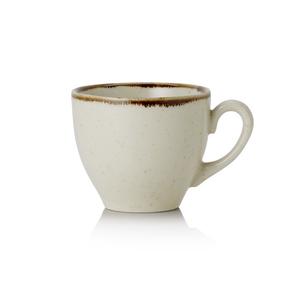 "SMILLA Sand" Espressotasse mit Untertasse