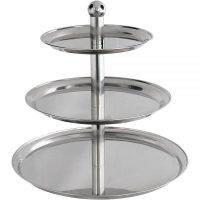 Etagere mit Kugelgriff, 3-stufig Etagere mit Kugelgriff, 3-stufig