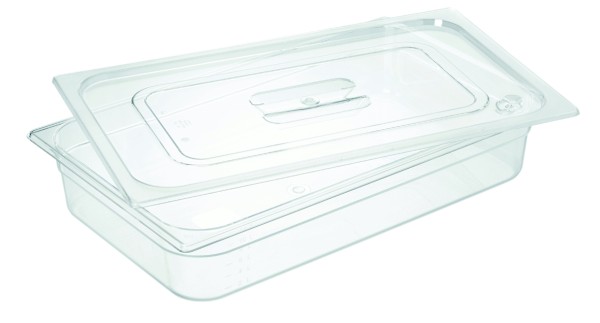 GN-Behälter, Kunststoff Polycarbonat, GN 1/9, 65 mm, 0,6 Liter