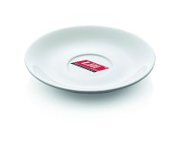 Lili Milchkaffee-Untertasse, Porzellan, weiß, Ø 170 mm, Logo Lili Milchkaffee-Untertasse, Porzellan, weiß, Ø 170 mm, Logo