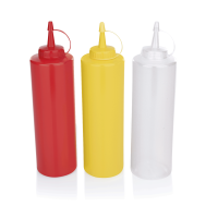 Vorschau: Quetschflasche, Polyethylen, weiß / transparent, 700 ml, Ø 70 mm Vorschau: Quetschflasche, Polyethylen, weiß / transparent, 700 ml, Ø 70 mm