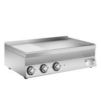 STOCK Elektro-Grillplatte, 2/3 glatte 1/3 geriffelte Stahlfläche, Geräteoberteil STOCK Elektro-Grillplatte, 2/3 glatte 1/3 geriffelte Stahlfläche, Geräteoberteil