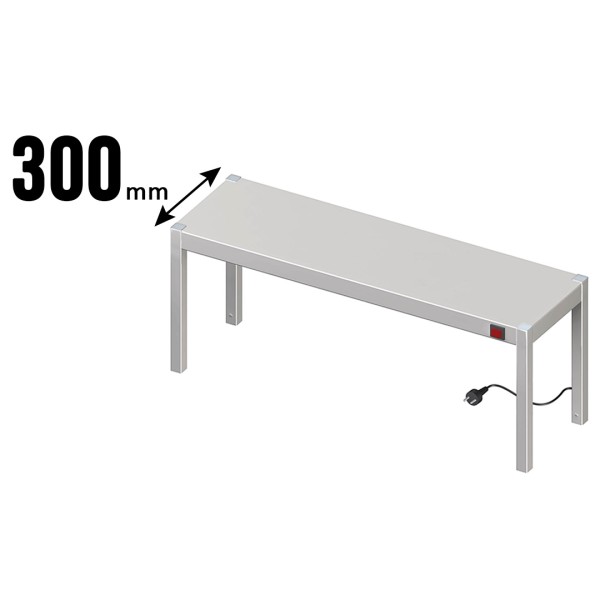 Wärmebrücke 1-Etagig, mit Keramik-Infrarot-Strahlern, 300 mm tief