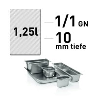 GN Behälter - Edelstahl - GN 1/1 - 10 mm - randverstärkt GN Behälter - Edelstahl - GN 1/1 - 10 mm - randverstärkt