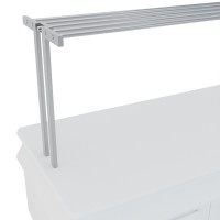 Edelstahl Topfabstellgitter, Breite 2700 mm für STOCK Premium 1100 Edelstahl Topfabstellgitter, Breite 2700 mm für STOCK Premium 1100