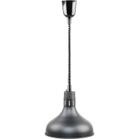 Wärmelampe zur Deckenbefestigung, schwarz, Ø 290 mm Wärmelampe zur Deckenbefestigung, schwarz, Ø 290 mm