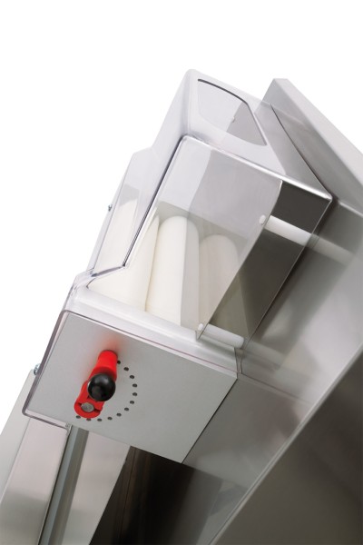 PREMIUM Teig-Ausrollmaschine, Walzen 300-430mm, Teigstärke 1-4mm, Teigmenge 210-700g