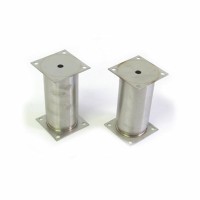 Set 2 kippsichere Flanschfüße für STOCK Premium Kochgeräte, montiert Set 2 kippsichere Flanschfüße für STOCK Premium Kochgeräte, montiert