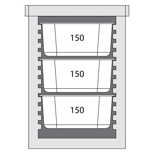 Thermobox Frontlader, für 6x GN 1/1 (65mm)